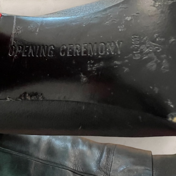 Opening Ceremony Tall Boots with Red Heels - Picture 5 of 5